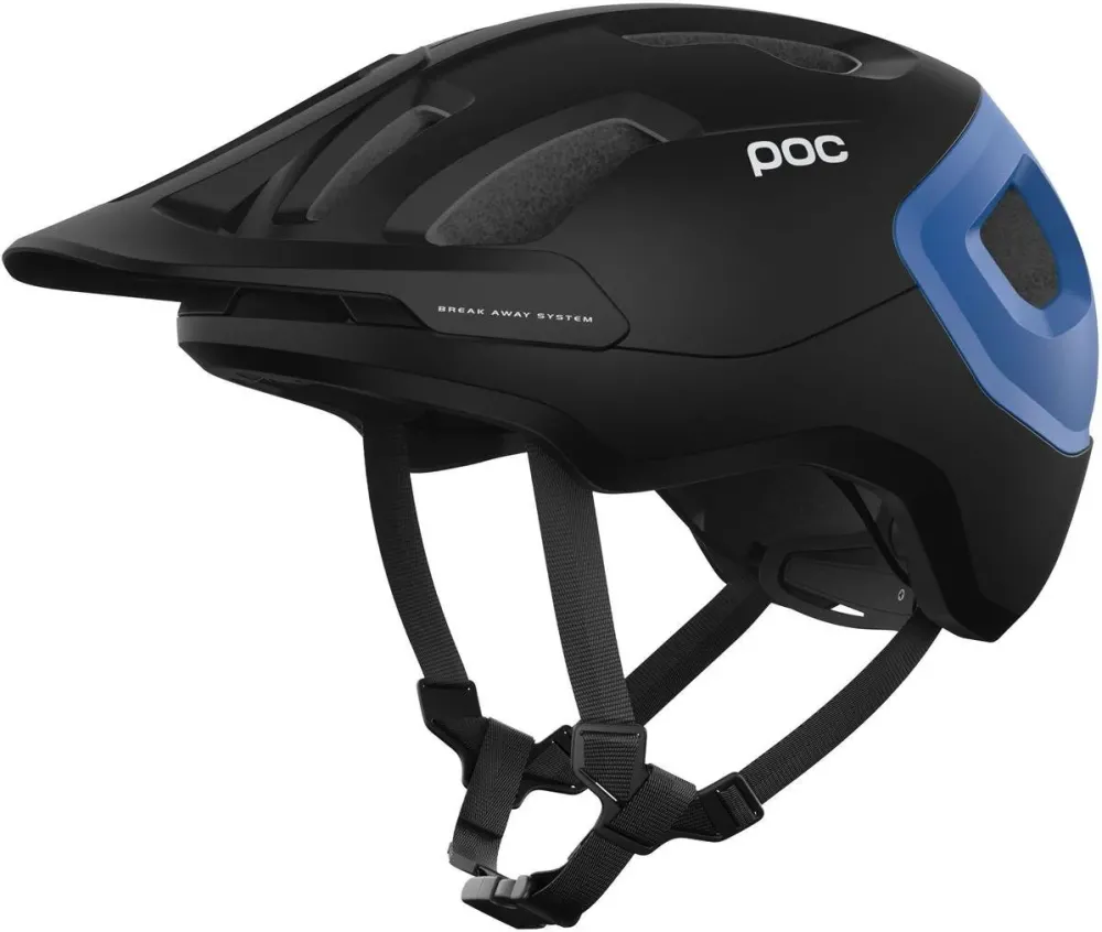 Casca MTB POC Axion negru/albastru opal metalizat mat XS 48-52