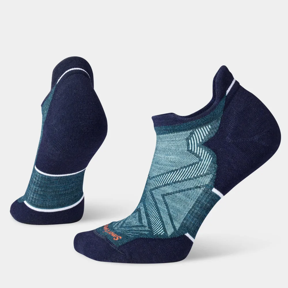 Sosete alergare Smartwool Run W Low Ankle Targeted Cushion albastru S (34-37)