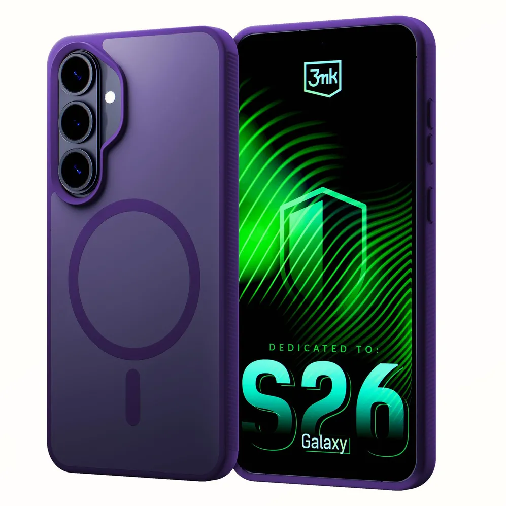3mk Smoke MagCase for Samsung Galaxy S26+ - purple