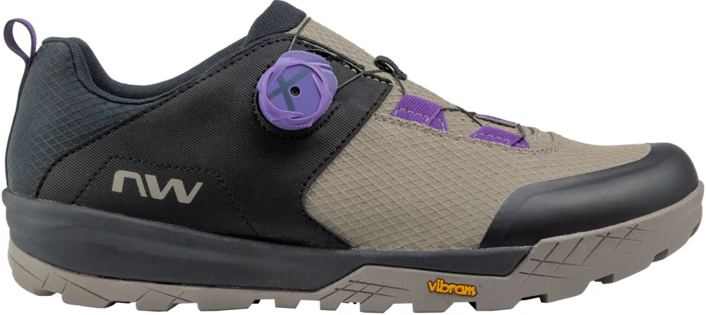 Pantofi ciclism MTB Northwave AM Rockit Plus verde nisip negru 44