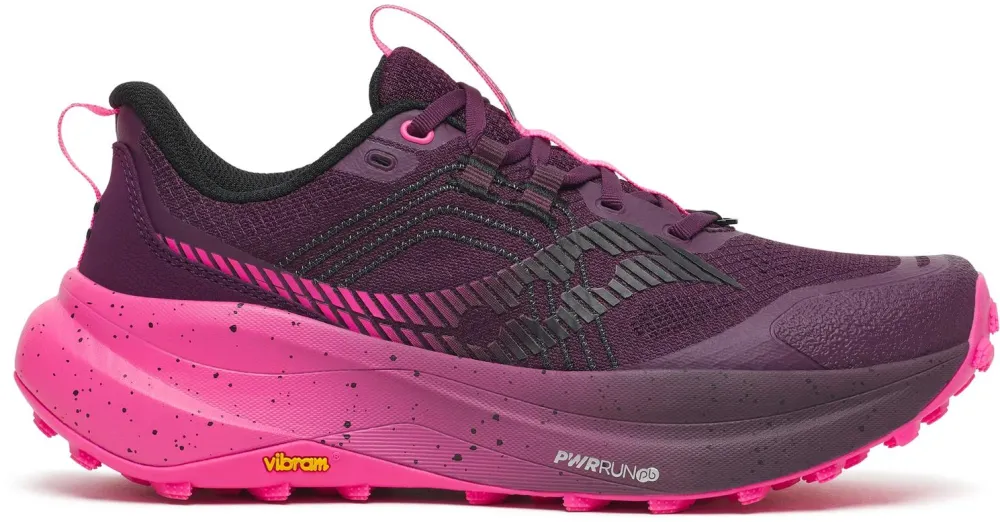 Pantofi alergare trail dama Saucony Xodus Ultra 4 W Eggplant/Shock 37