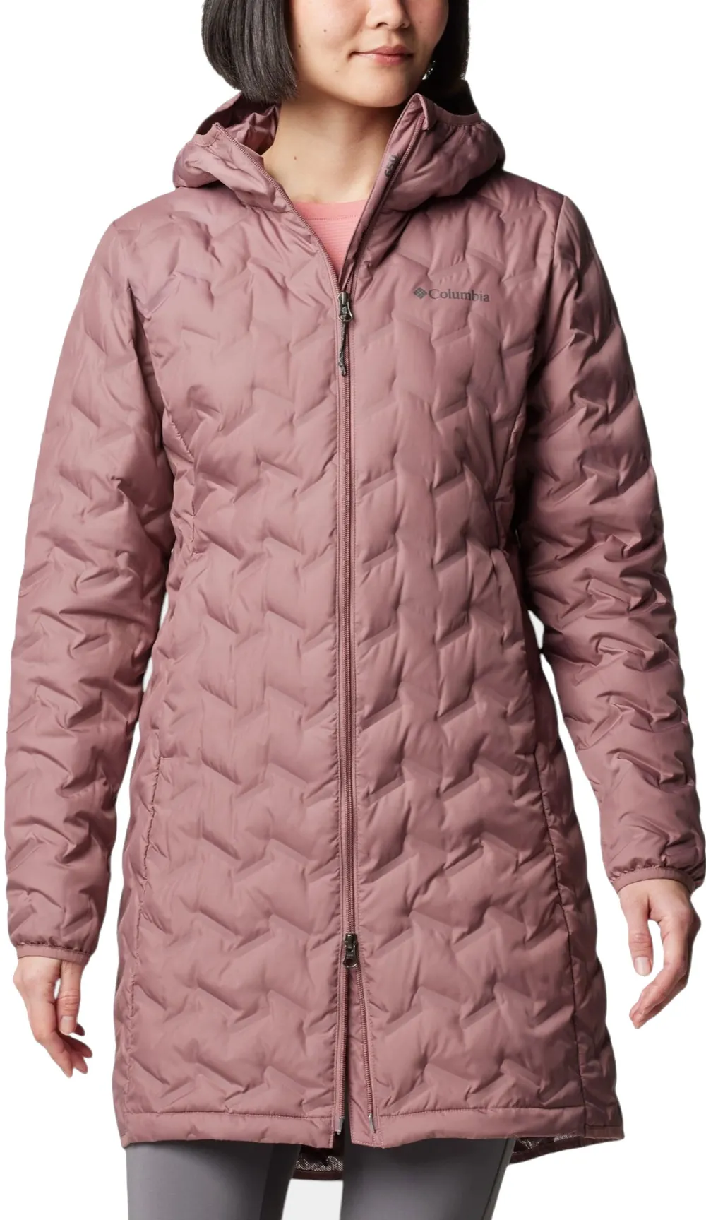 Geaca dama Columbia Delta Ridge II Long Down mov XS