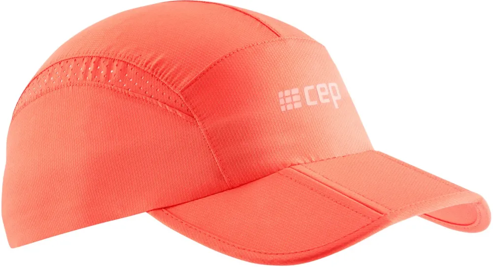Sapca alergare CEP Running Cap coral marime unica