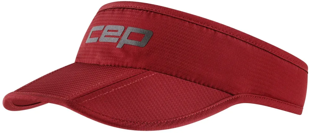 Cozoroc alergare pliabil CEP Run Foldable Visor burgundy marime unica