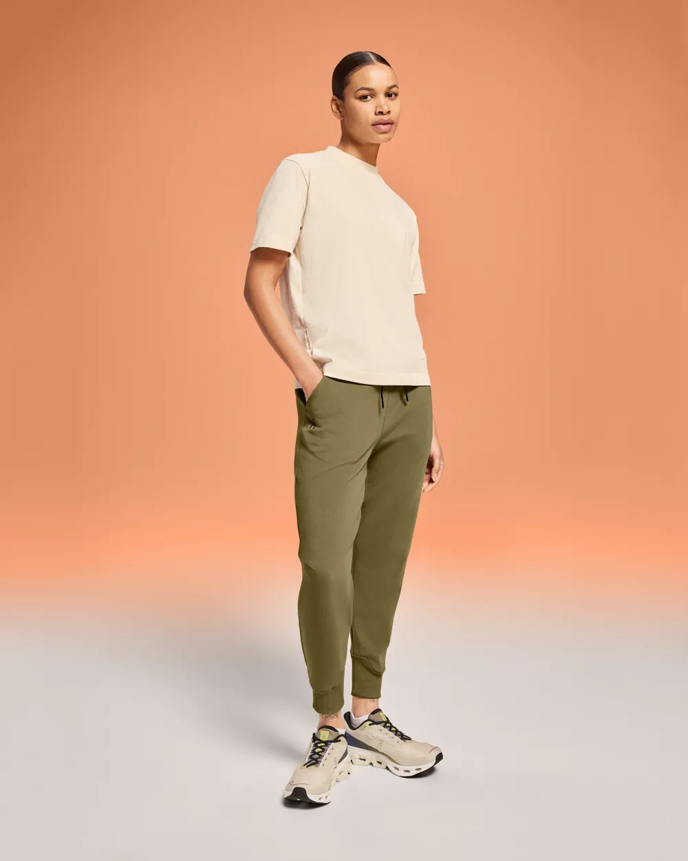 Pantaloni trening dama On Sweat Pants mov XL