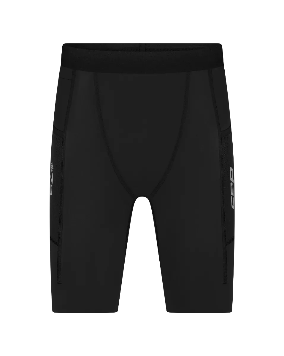 Pantaloni scurti cargo CEP Pro Run Ultralight negru XXL