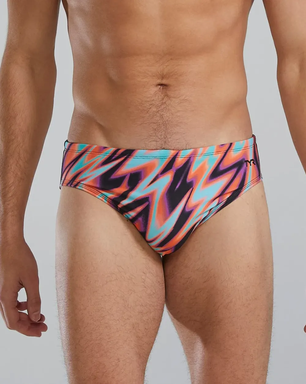 Costum inot slip TYR DISARRAY Durafast Elite Brief portocaliu 38