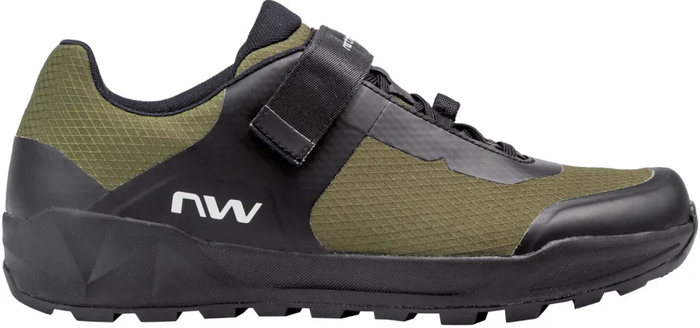 Pantofi ciclism MTB Northwave Escape Evo 2 verde inchis negru 44