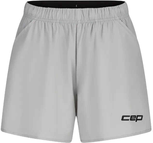 Pantaloni scurti largi CEP Run W gri deschis S