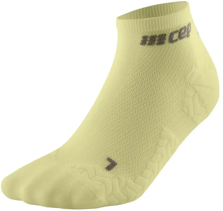 Sosete compresie peste glezna CEP Ultralight Low Cut v3 lime V