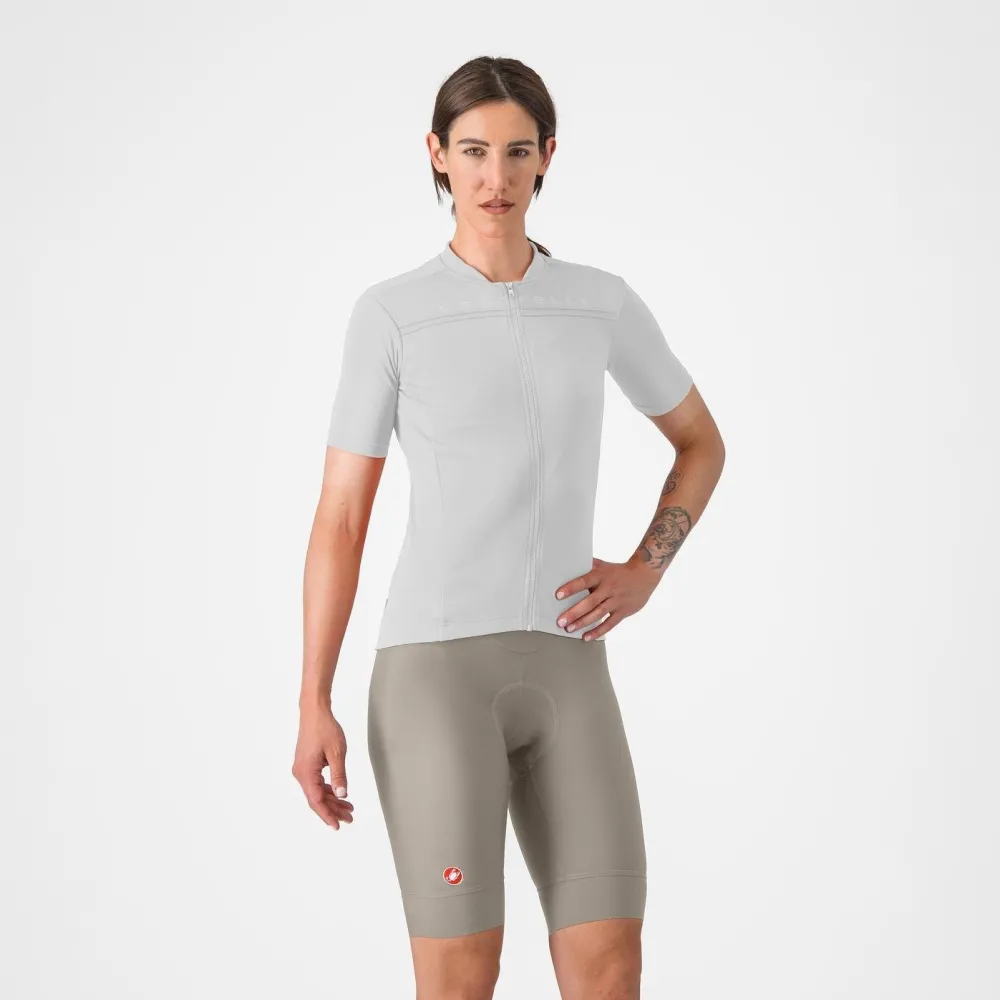 Pantaloni ciclism scurti Castelli Prima 2 W Short gri ivoar XS