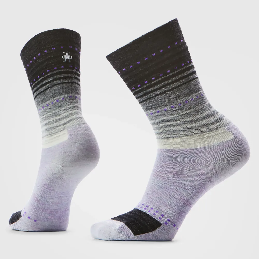 Sosete Smartwool Everyday Stitch Stripe W mov/negru L (42-45)