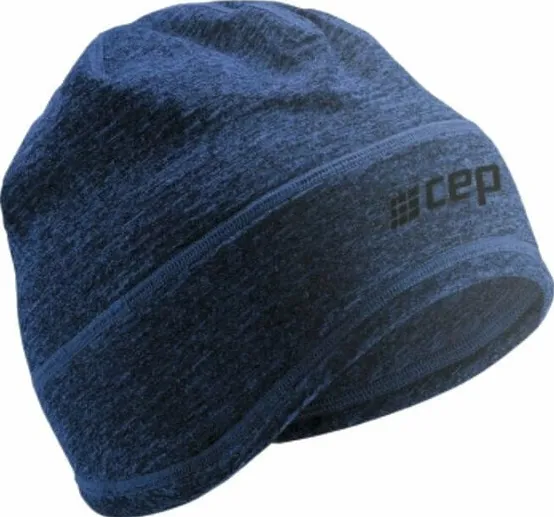 Caciula CEP Winter Run Beanie albastru inchis melanj