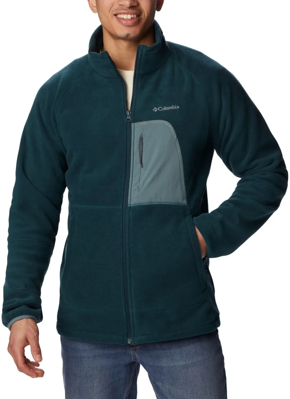 Bluza barbati Columbia Rapid Expedition Full Zip Fleece albastru L