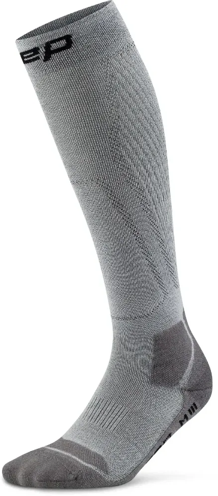 Sosete compresie tall CEP Hiking Light Cushion gri gri inchis V