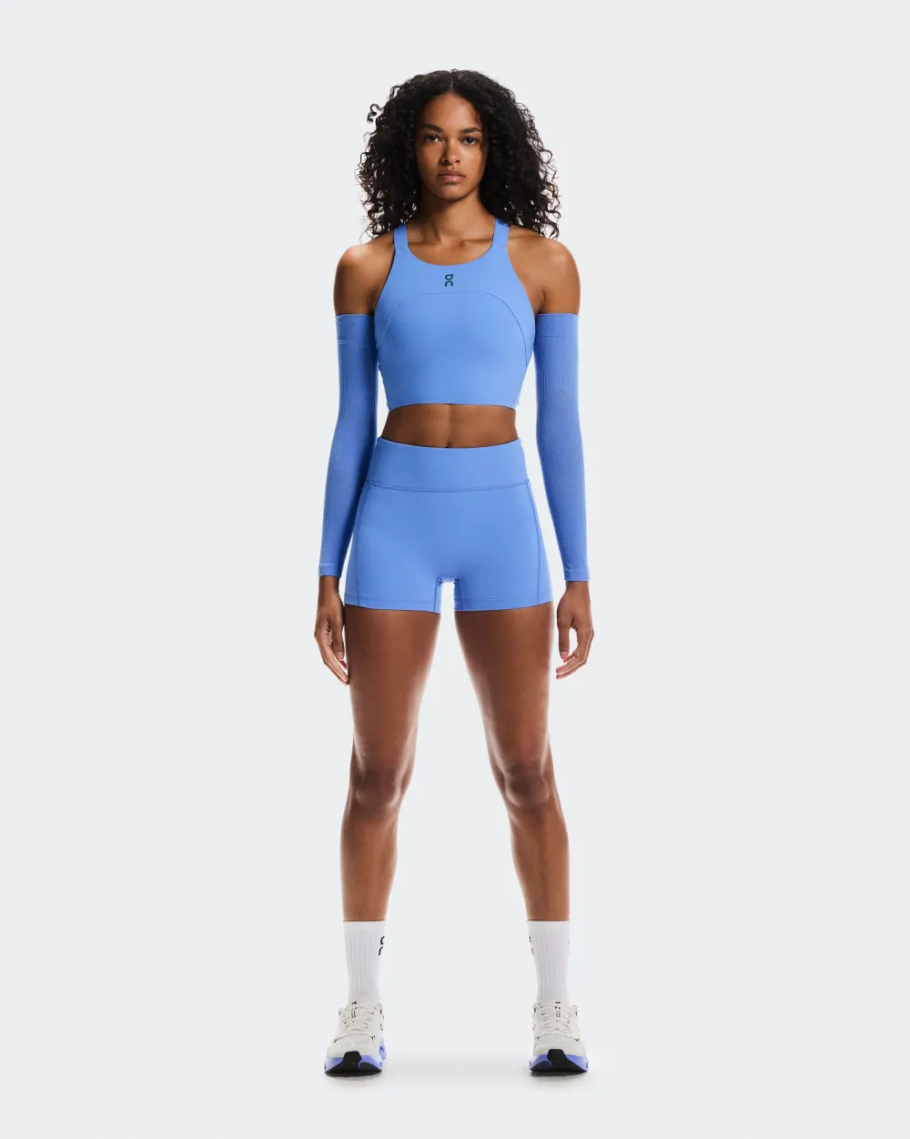 Colanti scurti alergare dama On 3" Performance Tights Sailor L