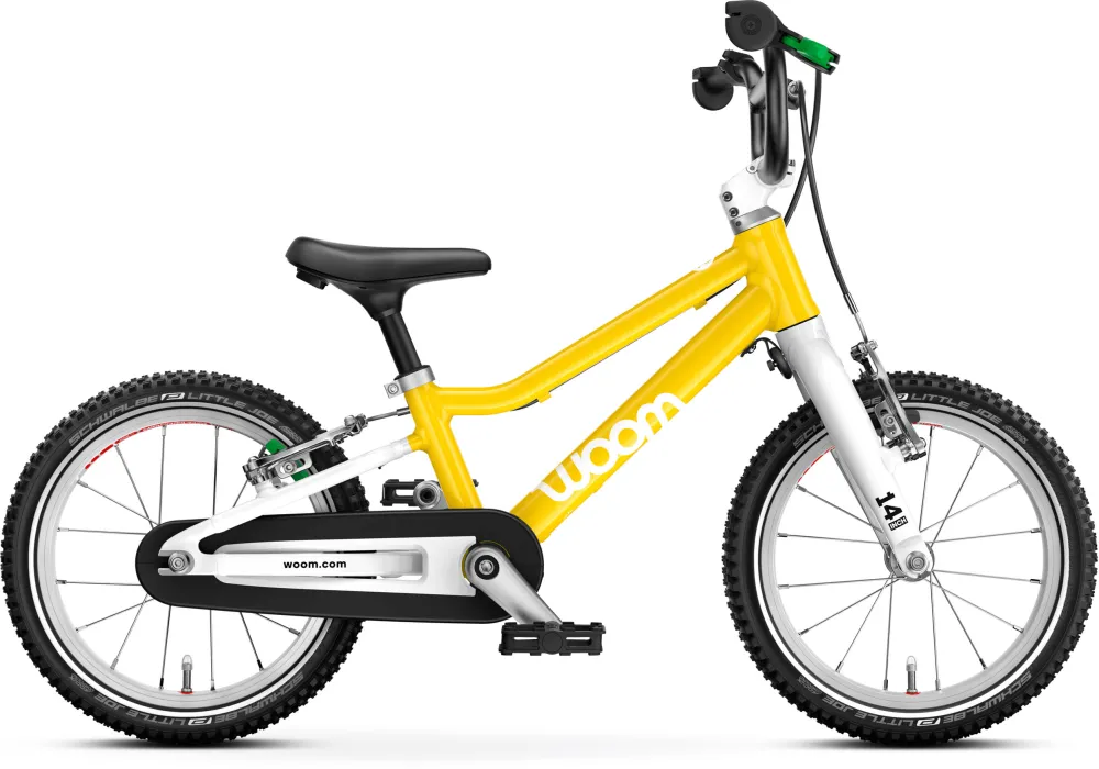 Bicicleta copii Woom W2 Go galben 14"