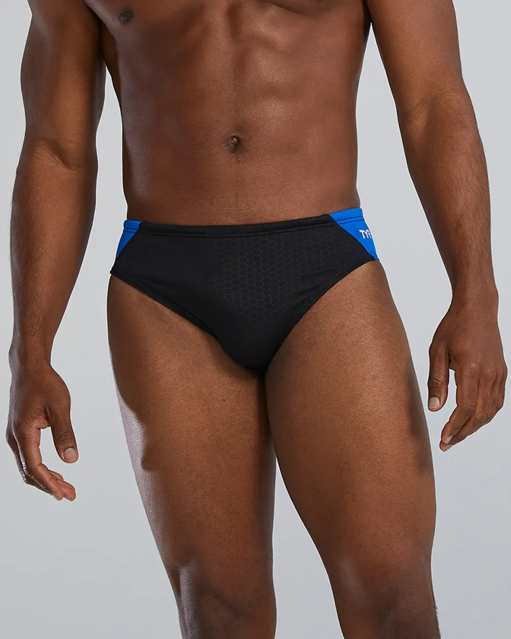 Slip inot barbati TYR Hexa Blade Racer negru/albastru 30
