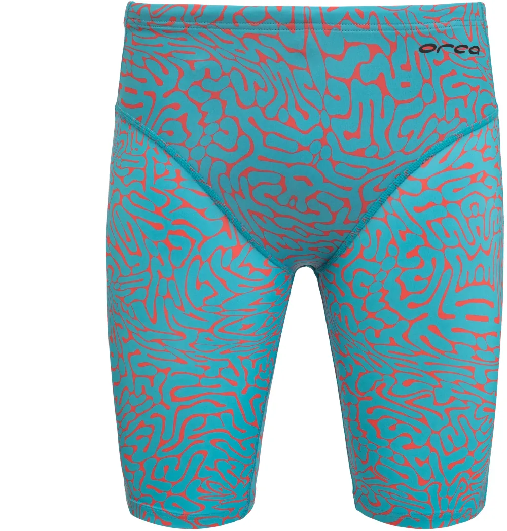 Costum inot barbati ORCA Core Jammer Red Diploria 38