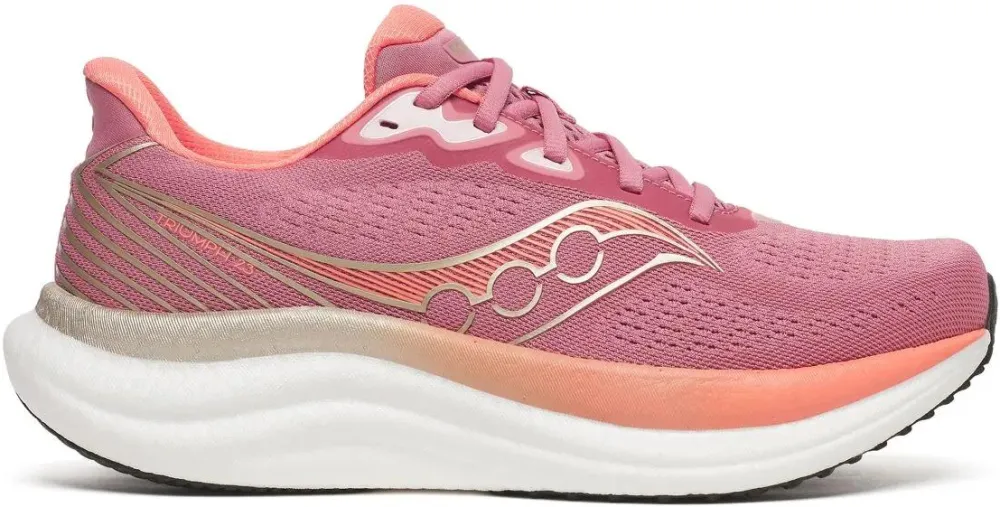 Pantofi alergare dama Saucony Triumph 23 W Mauve/negru 39