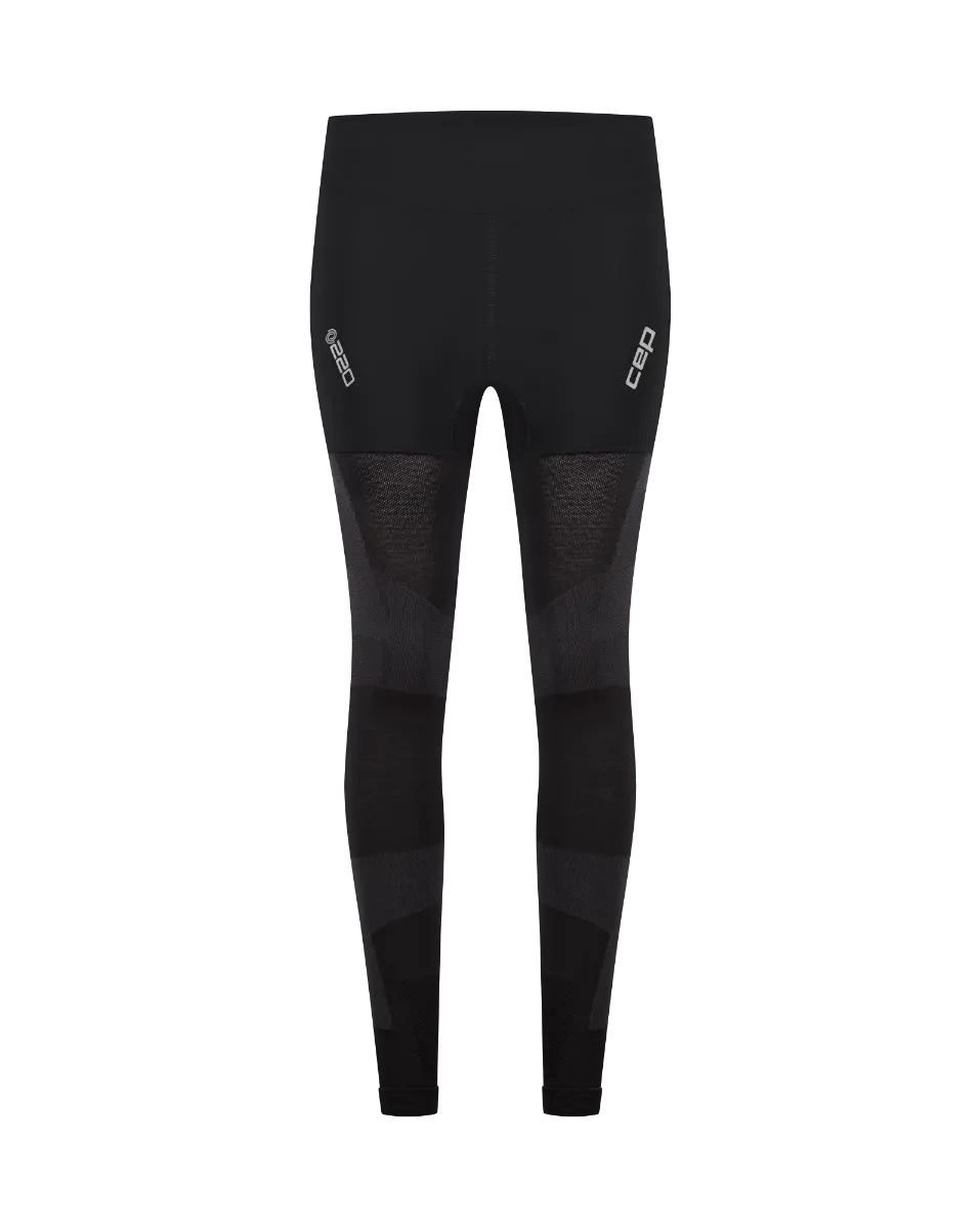 Colanti compresie dama CEP Pro Run 3D Compression W negru S