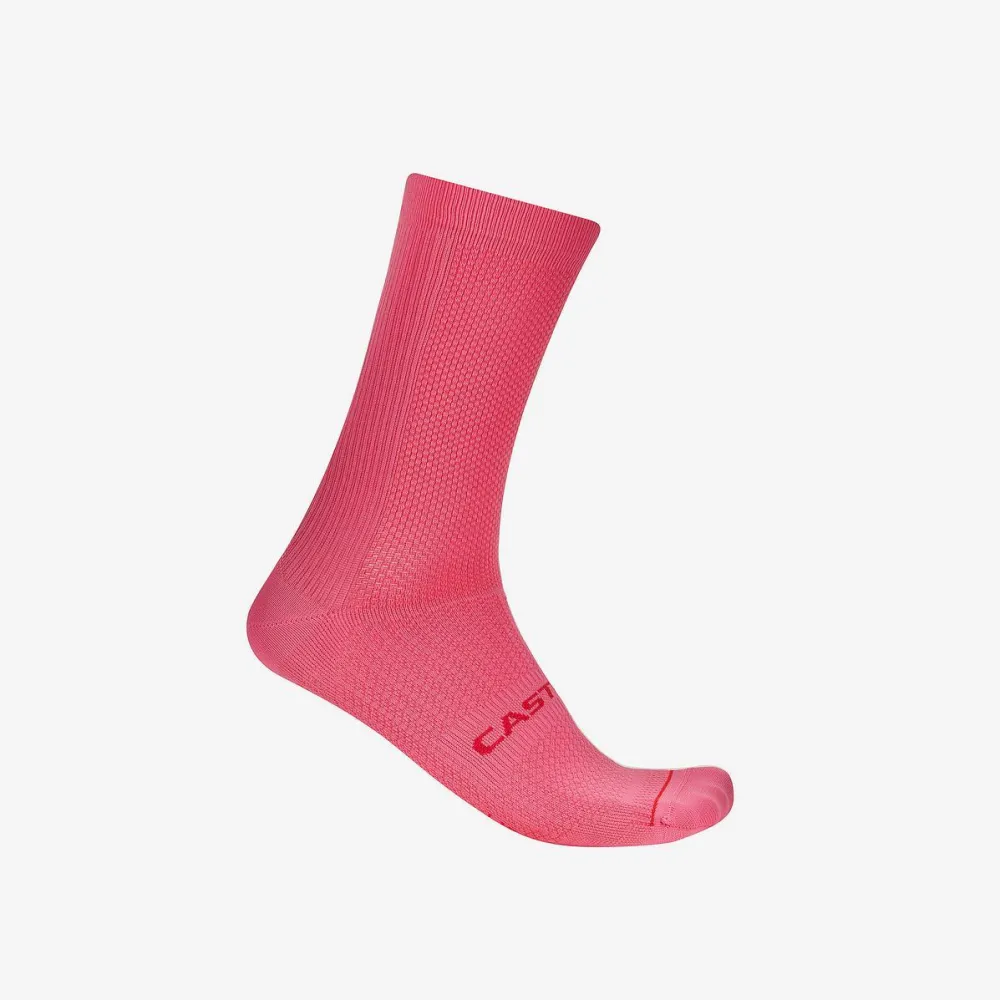 Sosete ciclism Castelli Espresso 18 roz giro XXL 44-47