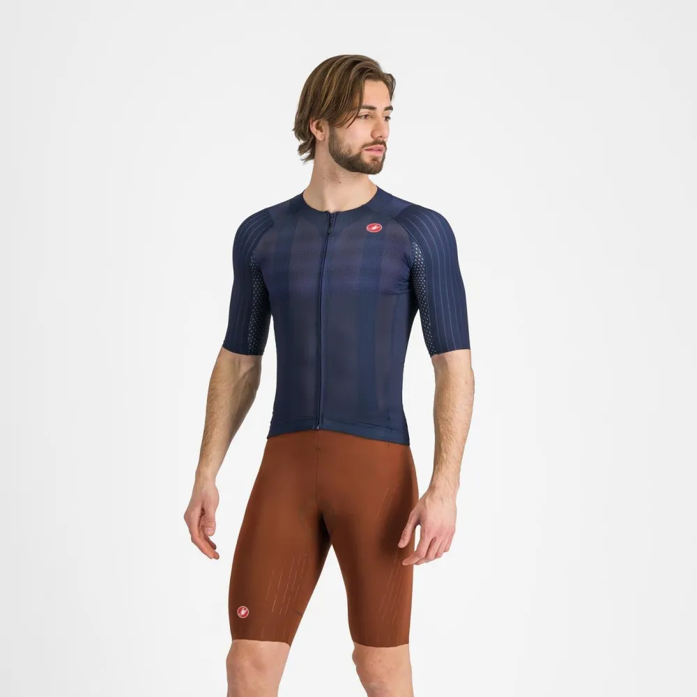 Pantaloni ciclism scurti cu bretele Castelli Free Aero Race S grena XL
