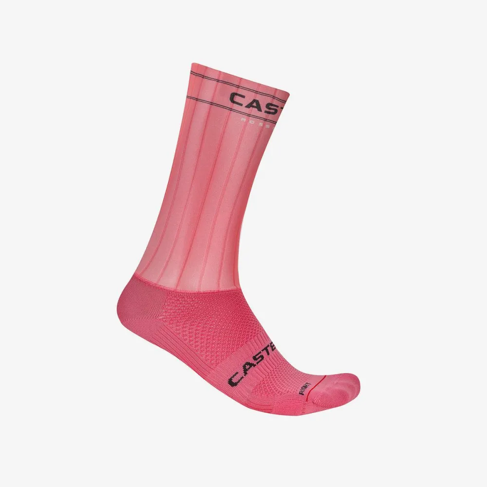 Sosete ciclism Castelli Fast Feet 4 Sock roz giro SM 35-39