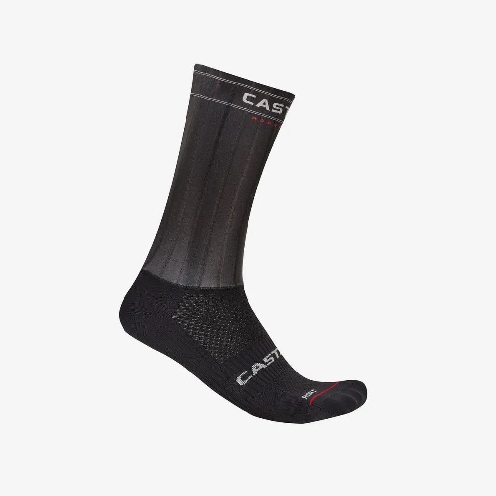 Sosete ciclism Castelli Fast Feet 4 Sock negru LXL 40-43
