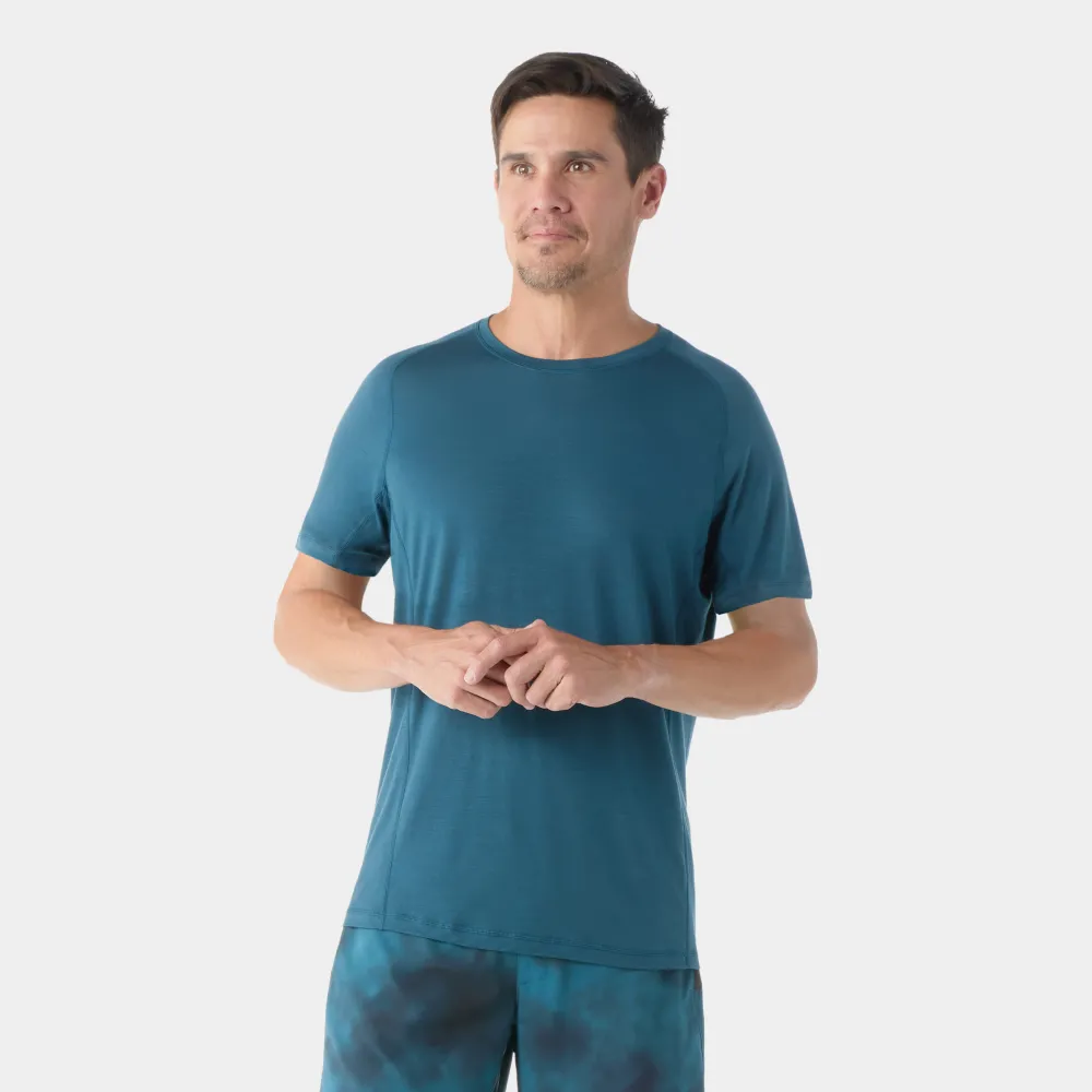 Tricou Smartwool Active Ultralite Short Sleeve albastru XL