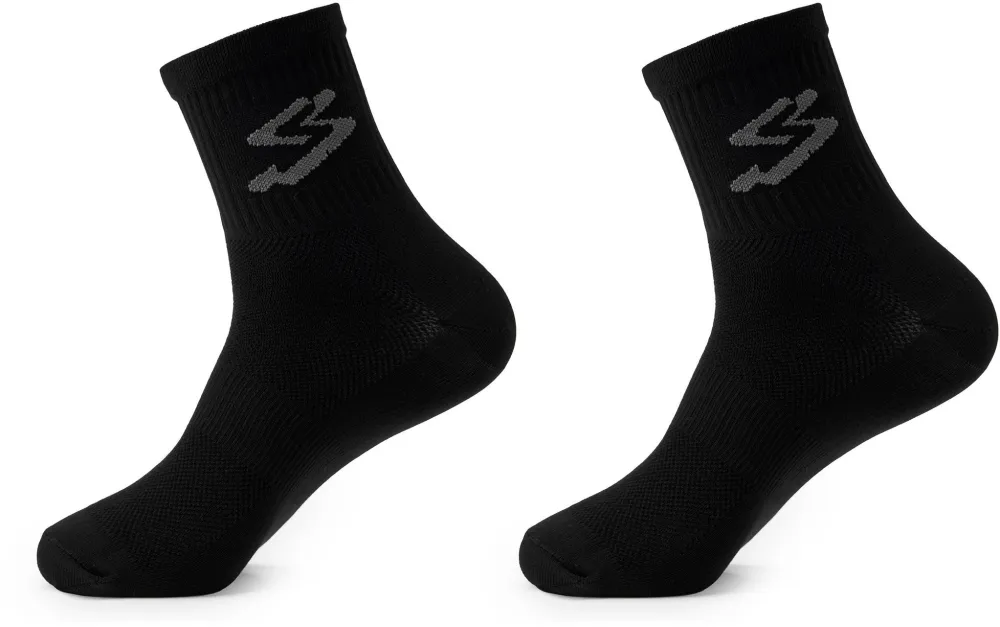 Set 2 perechi sosete ciclism Spiuk Top Ten Medium negru 44-47