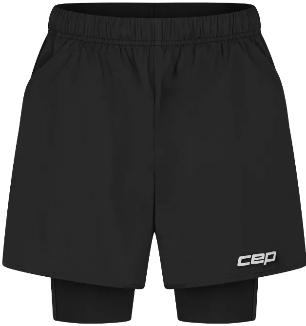 Pantaloni scurti CEP 2in1 Run W negru XS