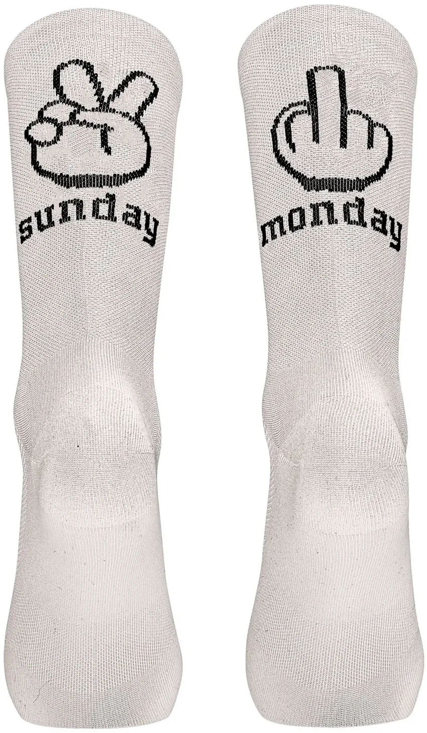 Sosete ciclism Northwave Sunday Monday 18 cm alb M (40-43)