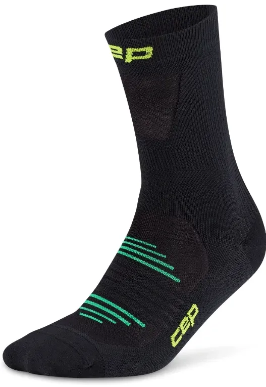 Sosete compresie mid cut CEP Pro Run Ultralight W negru II (34-37)