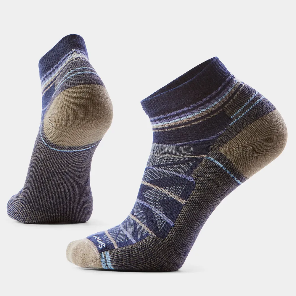 Sosete merino Smartwool Hike Pattern Ankle Light Cushion Nightfall Blue XL (46-49)