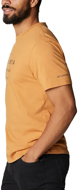 Tricou barbati Columbia Path Lake Graphic Tee II maro S