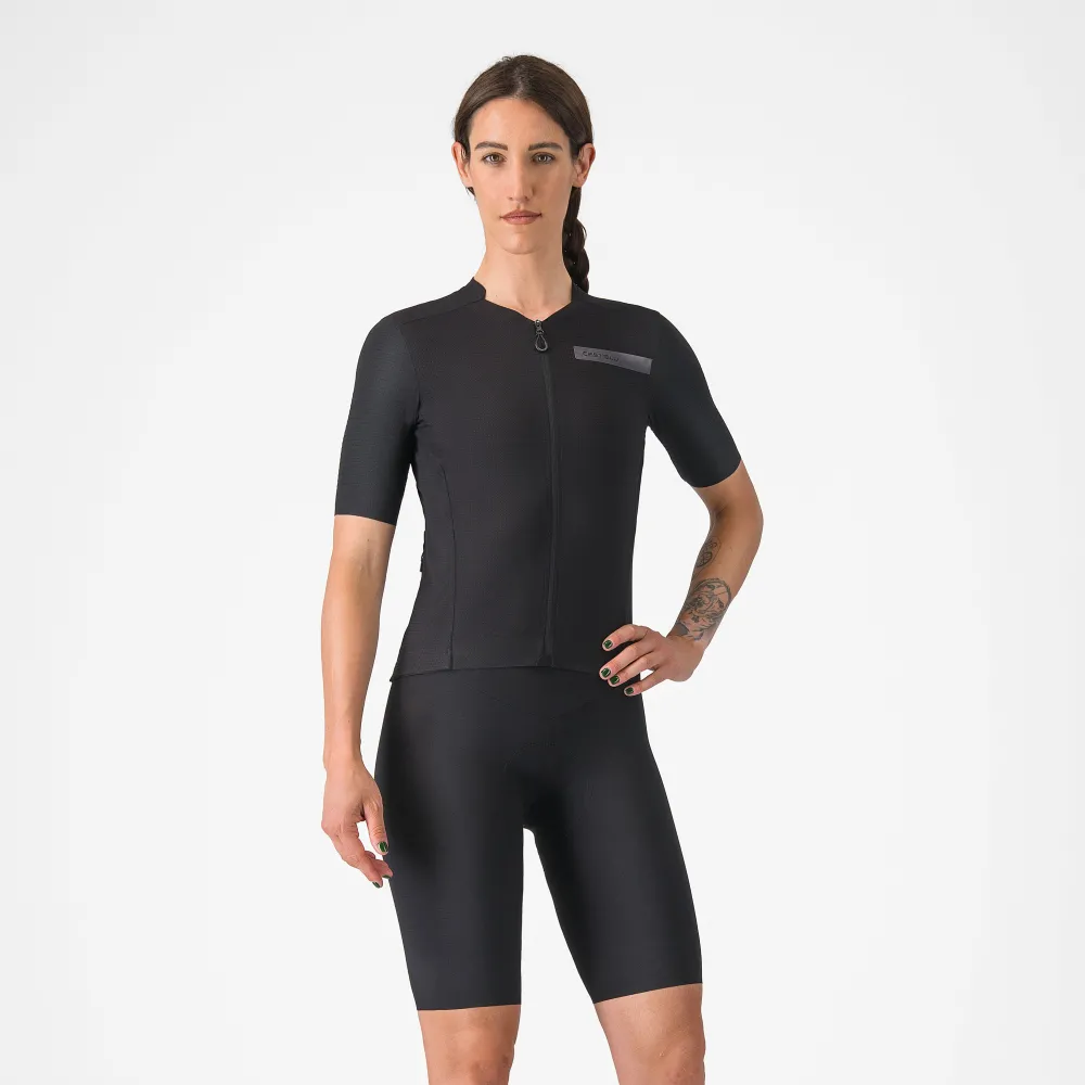 Pantaloni scurti ciclism cu bretele Castelli Premio Evo W DT negru L