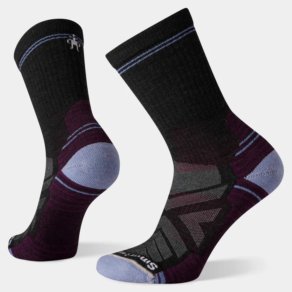 Sosete merino Smartwool Hike Crew Light Cushion W charcoal M (38-41)