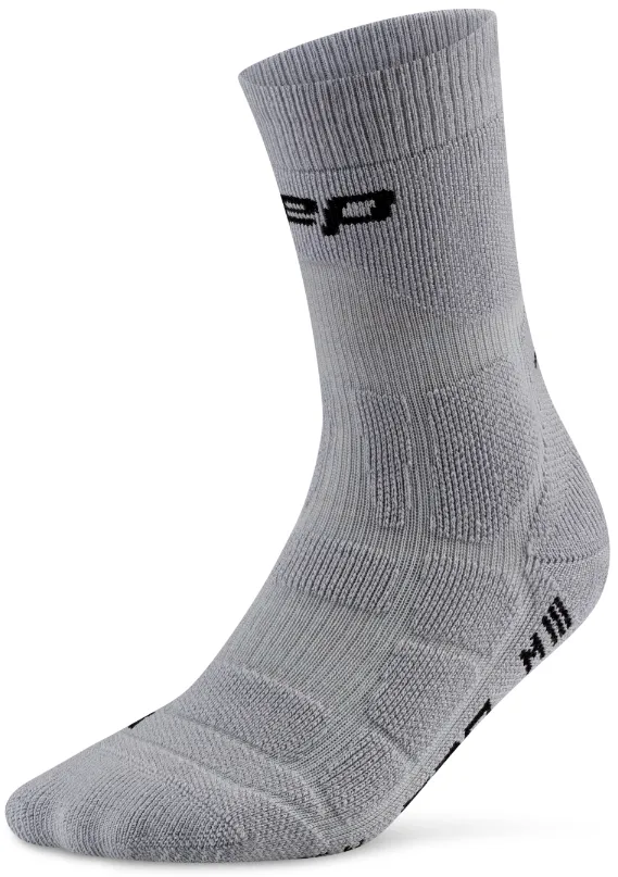 Sosete compresie mid cut CEP Hiking Max Cushion 2.0_fb W gri III (37-40)