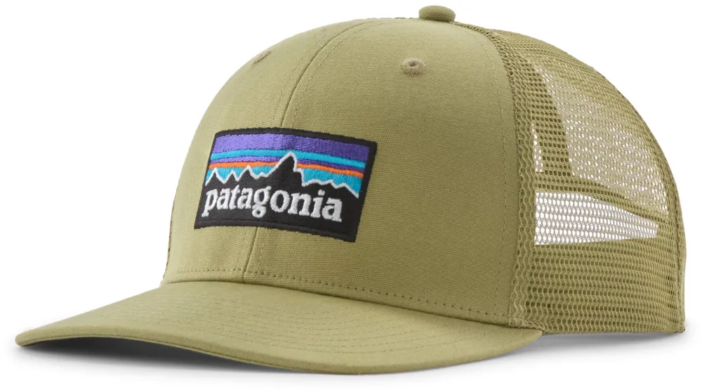 Sapca Patagonia P-6 Logo Trucker verde masliniu