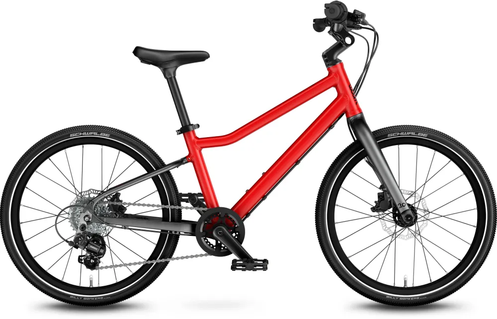 Bicicleta copii Woom W4 Explore rosu 20"