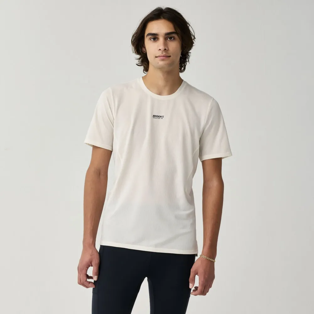 Tricou tehnic Brooks High Point SS 2.0 M Bone L