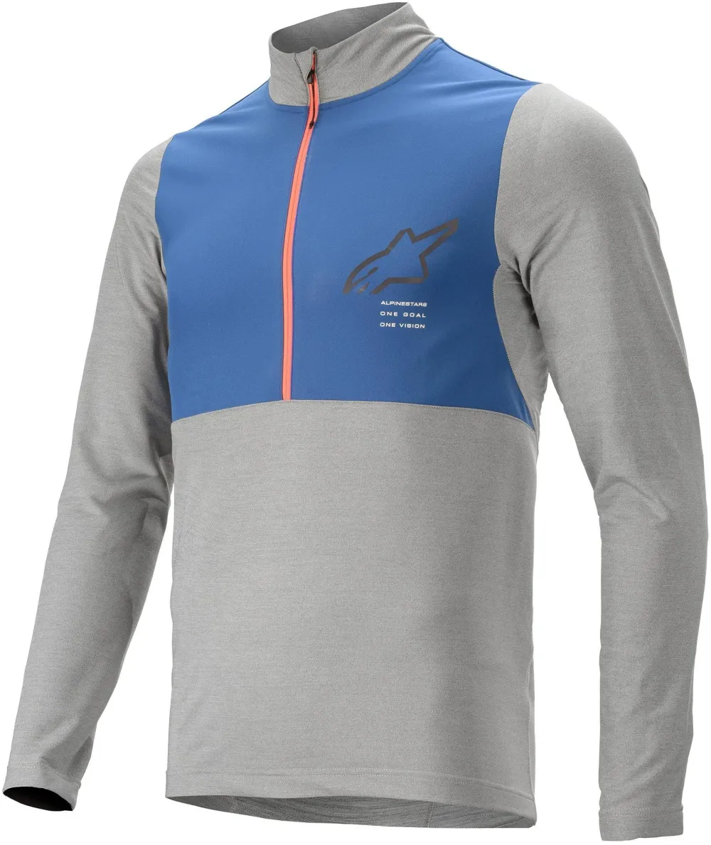 Bluza Alpinestars Nevada LS melange/gri/albastru mediu XL