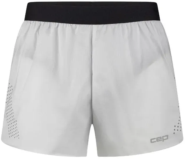 Pantaloni scurti CEP pro run ultralight gri deschis XXL