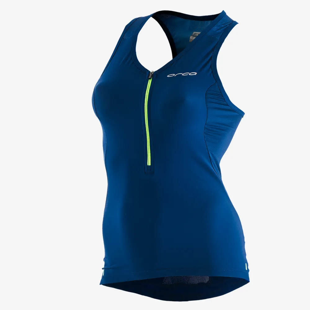 Top triatlon dama Orca 226 Perform Sleeveless albastru S