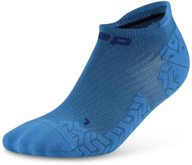 Sosete compresie sub glezna CEP Run Ultralight No Show 4.0 albastru IV