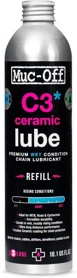 Lubrifiant lant bicicleta Muc-Off C3 Ceramic Wet Lube 300 ml