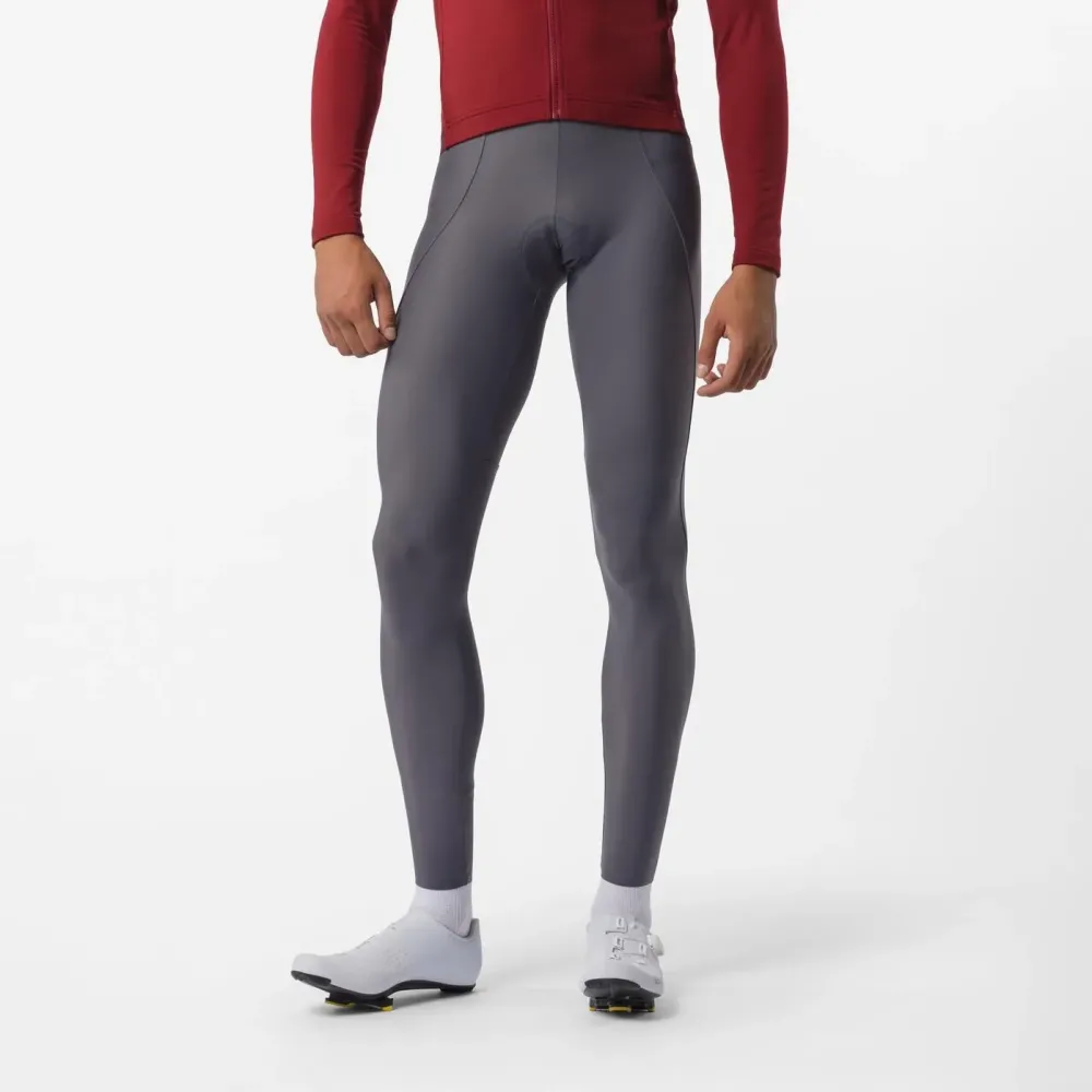 Pantaloni lungi cu bretele Castelli Espresso 2 Bibtight gri fumuriu M