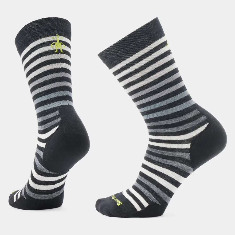 Sosete Smartwool Crew Everyday Spruce Street negru/alb M (38-41)