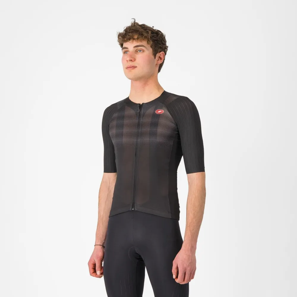 Tricou ciclism maneca scurta Castelli Aero Race 8S negru M
